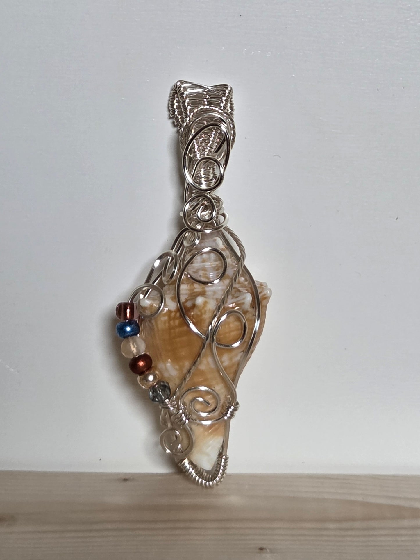 "Coastal Grace" Seashell Pendant